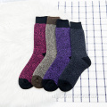 Vaste kleur verdikt fleece warme sokken